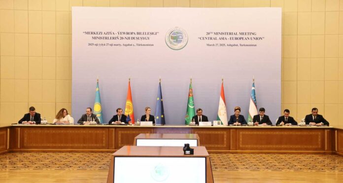 20TH-MINISTERIAL-MEETTING-EU-CENTRAL-ASIA-ASHGABAT-27-MARCH Ýewropa Bileleşiginiň we Merkezi Aziýa döwletleriniň daşary syýasat edaralarynyň ýolbaşçylarynyň duşuşygy