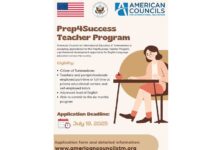 Amerikanyň Aşgabatdaky ilçihanasynyň Medeniýet merkezi mugallymlar üçin “prep4success” atly programmasyny guraýar