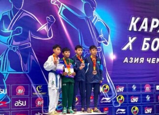 Туркменские каратисты удостоились медалей на чемпионате Центральной Азии