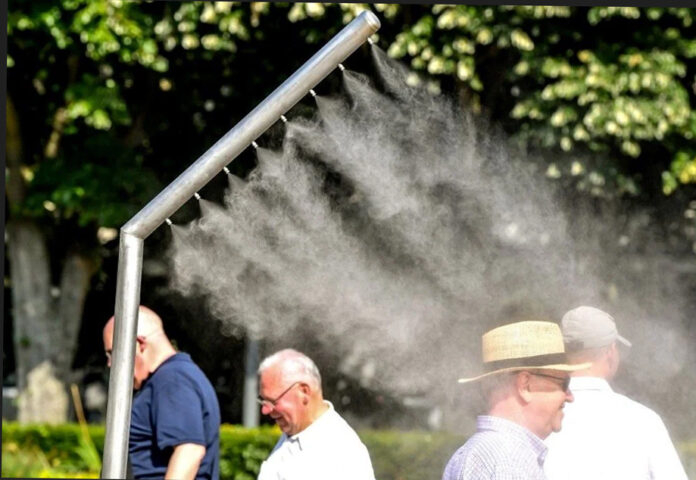 hot-air-shower hot air