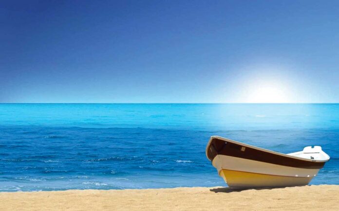 seaside sunny-day yacht