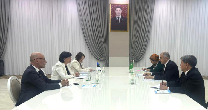 mariin ratnik estonia econimy minister in awaza turkmenistan