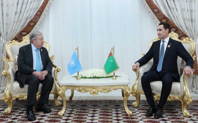 serdar berdimuhamedoý and guterrish un turkmen 0408-001