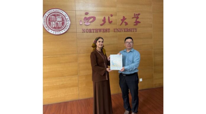 turkmen students prectising in china