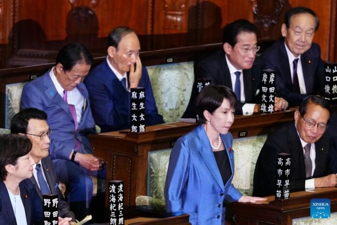 Sanae Takaichi officially elected Japanese PM
