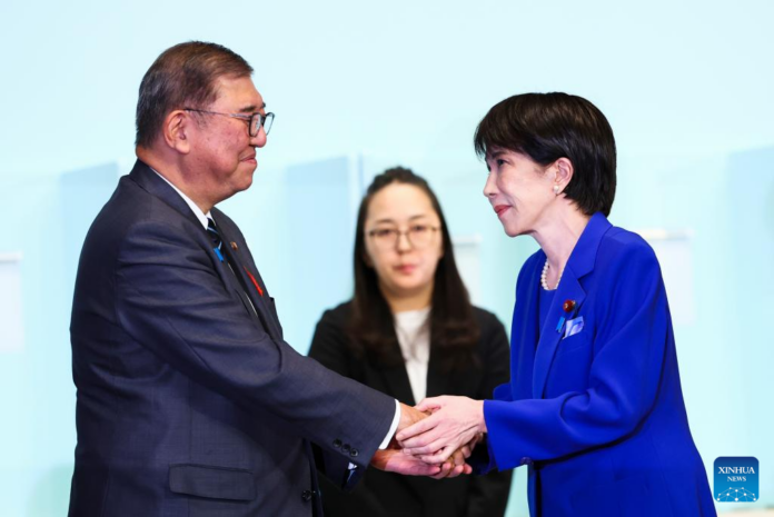 Takaichi elected leader of Japan's ruling party