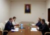 В Меджлисе Туркменистана проведена встреча с консультантом по системе социальной защиты Детского фонда Организации Объединённых Наций (UNIСEF) Стивеном Барретом