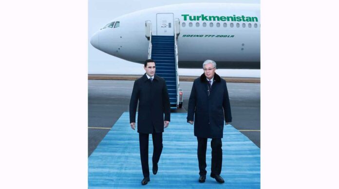 presidents-of-turkmenistan-kazakhstan-serdar-berdimuhamedov-kasym-jomart-tokayev-astana-24112025-PR