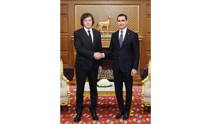 Irakliy Kobahidze georgia pm turkmenistan president serdar berdimuhamedov 1212-008