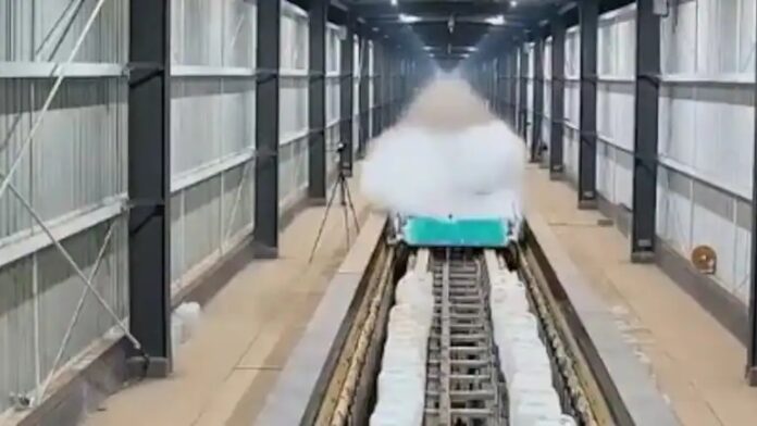 china maglev train record