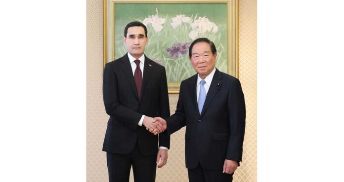 president-turkmenistan-serdar-berdimuhamedov-japan-parliment--191225-PR-04