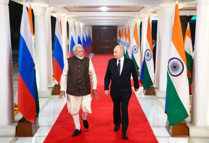 putin modi india russia