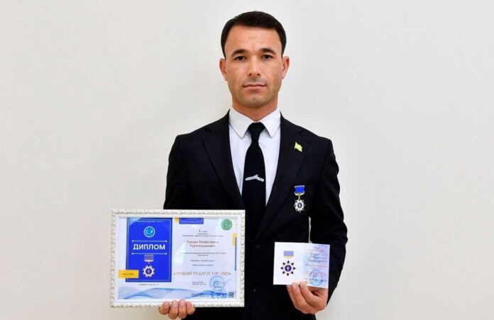 Turkmenistan-Best-Teacher-of-the-CIS-in-2025 Novruzalem Gurdov