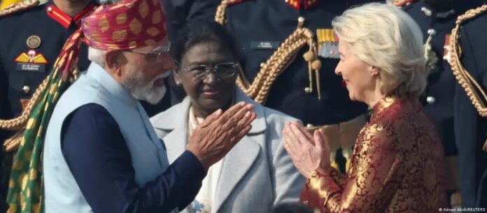pm modi and eu von der layen 26 january new delhi