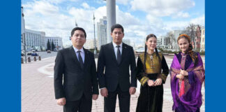 Ýurdumyzyň medeniýet işgärleriniň Minskdäki çykyşy