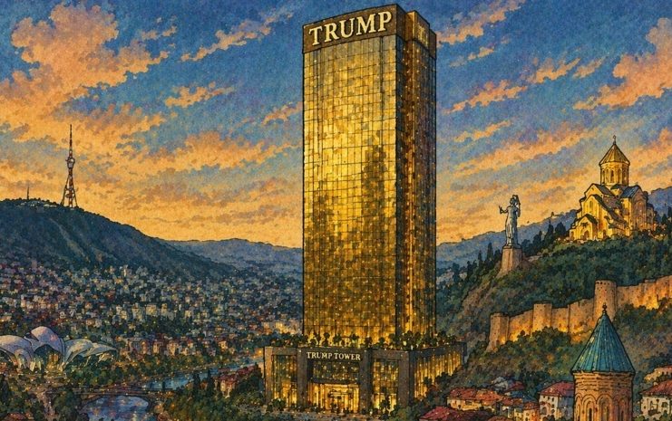 Tbiliside Gruziýanyň iň beýik binasy – “Trump Tower” gurlar
