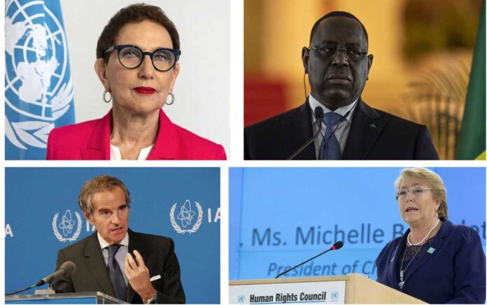 un-general-secretary-candidates-grinspan sall-grossi bachelet