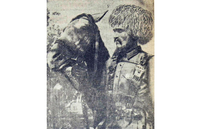 Участник_конного_пробега_Ашхабад_—_Москва_в_1935_году