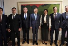 Merkezi Aziýa döwletleriniň Ilçileriniň Koreýa Respublikasynyň Daşary işler ministri bilen duşuşygy
