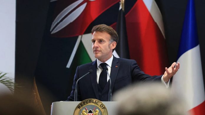 emmanuel macron in africa