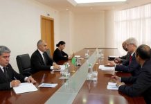 Türkmenistanyň DIM-de Kipr Respublikasynyň Ilçisi bilen duşuşyk geçirildi