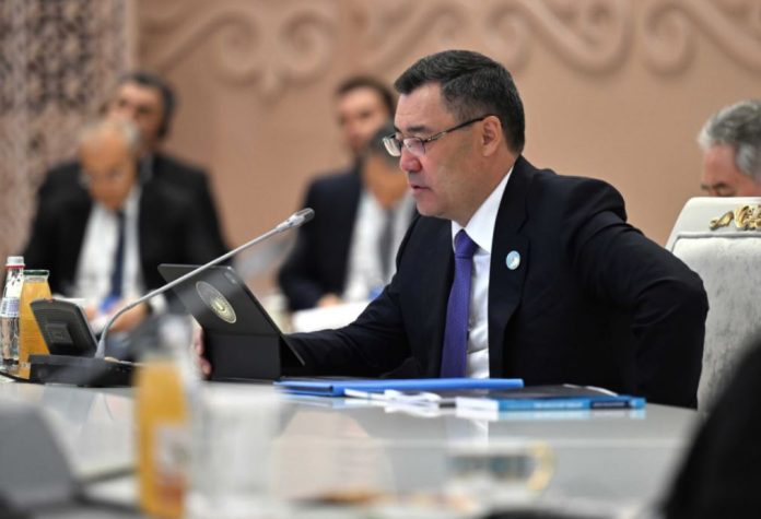 sadyr-japarow-kyrghyz-president-turkista-kazakhstan-turki-metting