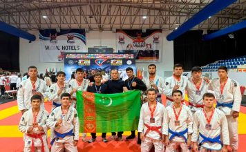 Туркменистан занял первое место в командном зачете на чемпионате мира по джиу-джитсу