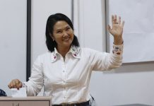 Keiko Fujimori takes more than half of votes in Peru presidential election