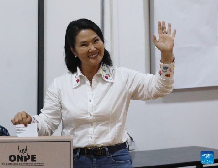 Keiko Fujimori takes more than half of votes in Peru presidential election