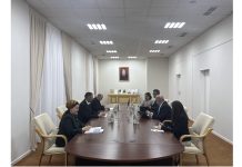 Migrasiýa boýunça halkara guramanyň bilermenleri bilen duşuşyk geçirildi