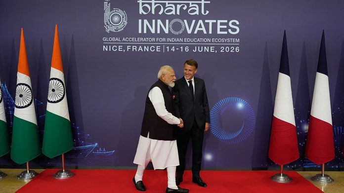 bharat innovates day nice france macron modi
