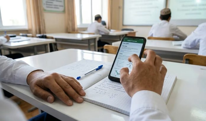 electronics school turkmen talyp student
