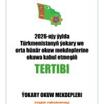 Giris synaglary 2026 magistr maksatnamasy