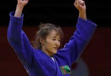 Maisa Pardaeva won gold at the Judo Grand Prix in China