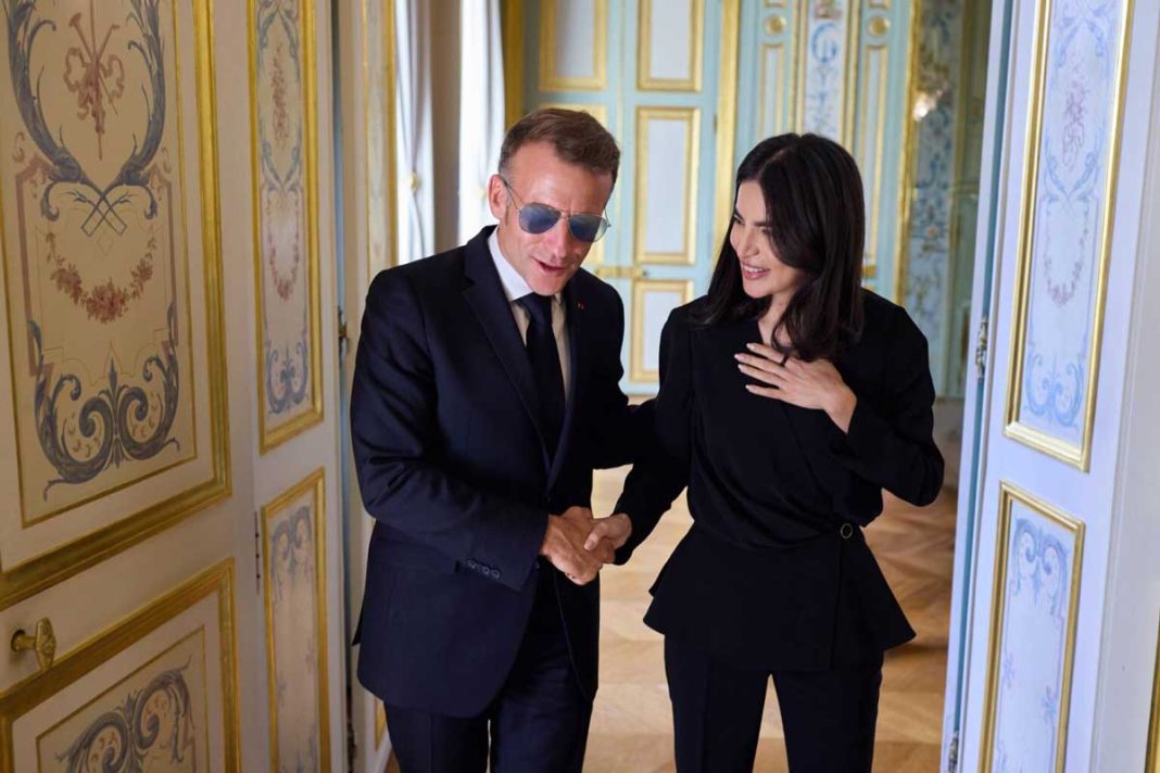 Saida-Mirziyoyeva-Meets-With-Emmanuel-Macron-in-France
