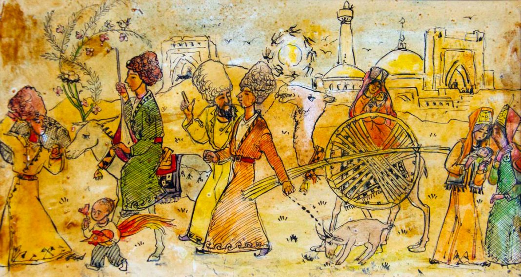 The-Art-Gallery-of-the-Union-of-Artists-of-Turkmenistan-has-updated-its-exhibition
