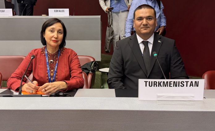 The delegation of Turkmenistan takes part in the 49th session of the Codex Alimentarius Commission in Geneva