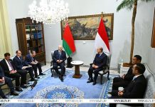 Lukaşenko Hytaýa saparyndan soň Indoneziýa ugrady