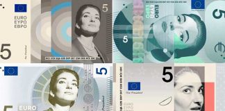 Täze ýewro banknotlarynyň taslamalary hödürlendi