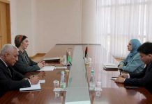 Türkmenistanyň Daşary işler ministriniň orunbasary Palestina Döwletiniň Ilçisi bilen duşuşdy