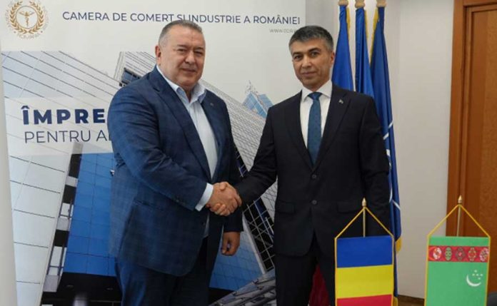president-of-Chamber-of-Commerce-and-Industry-of-Romania-Mihai-Daraban-and-Turkmenistan-Ambassador-Annamammet-Annayev