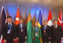 Daşkentde geçirilen Halkara himiýa olimpiadasynda türkmen ýaşlary üstünlikli çykyş etdiler