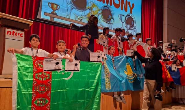 turkmen-student Copernicus math olympiad медаль