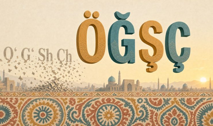 Özbegistan täze elipbiýi tassyklady