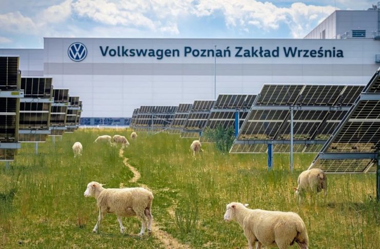 Volkswagen zawodynda 100 goýun “işe başlady”