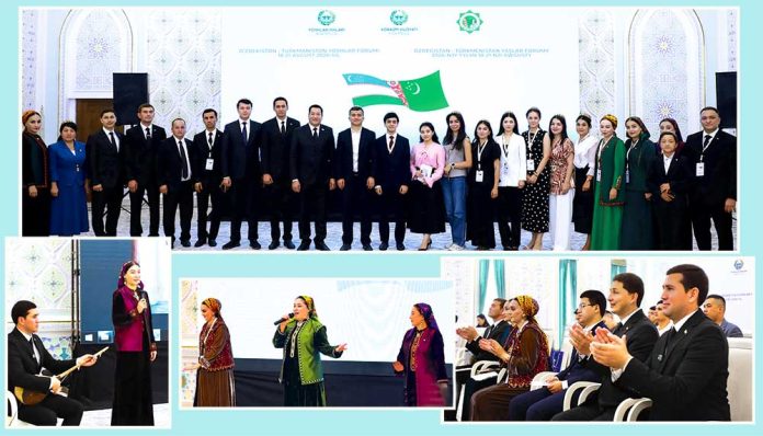 Türkmen we özbek ýaşlarynyň forumy geçirildi