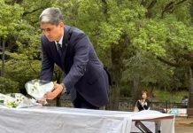 Türkmenistanyň Ýaponiýadaky Ilçisi Hiroşima we Nagasaki şäherlerinde geçirilen hatyra çärelerine gatnaşdy