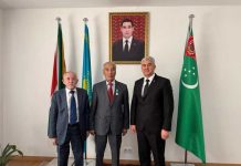 Türkmenistanyň Astanadaky Ilçihanasynda Türkmenistanyň Halk Maslahatynyň öňde boljak mejlisiniň ähmiýeti ara alnyp maslahatlaşyldy