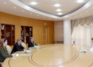 Состоялась встреча Министра иностранных дел Туркменистана с Послом Франции