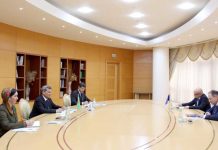 Türkmenistanyň Daşary işler ministri Ýewropa Bileleşiginiň Ilçisi bilen duşuşyk geçirdi